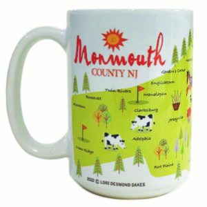 Monmouth County Map Mug